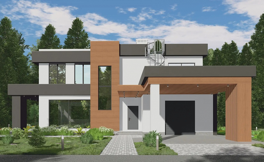 Проект дома ЭС 1306 Проект дома ЭС 1306